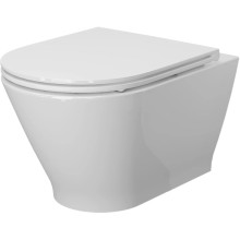 Унитаз подвесной Ambassador Elysium 183K19002RS безободковый, с сиденьем микролифт, белый глянец