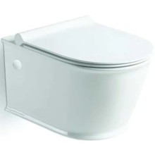 Унитаз подвесной Vincea Bordo VT1-16 безободковый, с сиденьем микролифт, белый