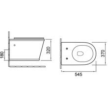 Унитаз подвесной Vincea Bordo VT1-16 безободковый, с сиденьем микролифт, белый