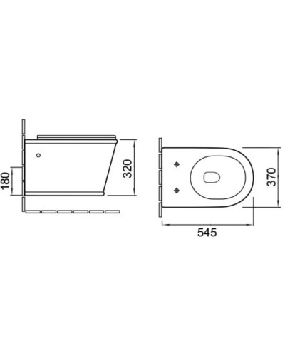 Унитаз подвесной Vincea Bordo VT1-16 безободковый, с сиденьем микролифт, белый