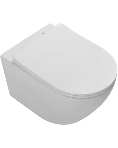 Унитаз подвесной Vincea Globo VT1-14T безободковый, торнадо, с сиденьем микролифт, белый