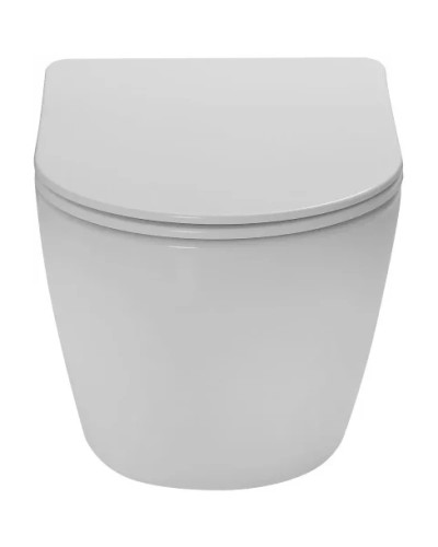 Унитаз подвесной Vincea Globo VT1-14T безободковый, торнадо, с сиденьем микролифт, белый