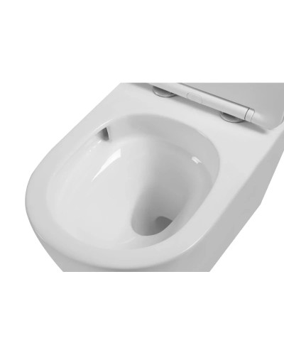 Унитаз подвесной Vincea Globo VT1-14T безободковый, торнадо, с сиденьем микролифт, белый