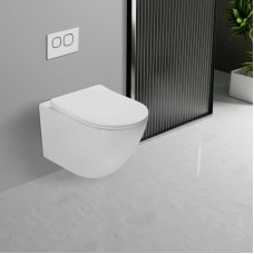 Унитаз подвесной Vincea Globo VT1-14T безободковый, торнадо, с сиденьем микролифт, белый