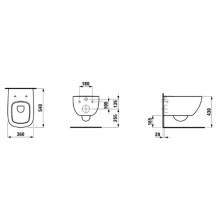 Унитаз подвесной Laufen Palomba 8.2080.1.000.000.1