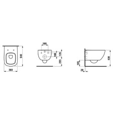 Унитаз подвесной Laufen Palomba 8.2080.1.000.000.1