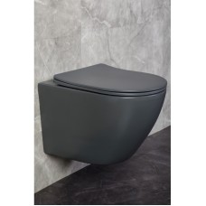 Подвесной унитаз Garda-Grey Z19-05Matte Grey Zandini