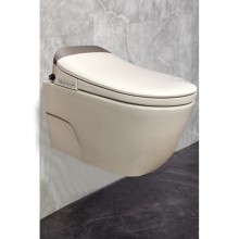 Унитаз подвесной безободковый Toscana (круговой смыв) (электронная крышка с функцией биде) Z19-13