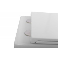 Унитаз подвесной безободковый с сиденьем дюропласт soft close BelBagno LUCE-TOR BB076CH-TOR/SC