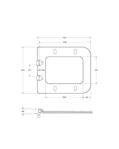 Унитаз подвесной безободковый с сиденьем BelBagno DUE 2.0 BB7107CHR/SC