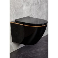 Подвесной унитаз Ancona Black Z19-15B Zandini