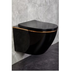 Подвесной унитаз Ancona Black Z19-15B Zandini