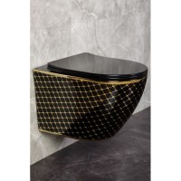 Подвесной унитаз Firenze-Black Z19-17B Zandini