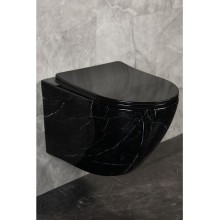 Подвесной унитаз Lazio-Black Z19-27B Zandini