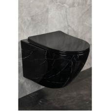 Подвесной унитаз Lazio-Black Z19-27B Zandini