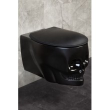 УНИТАЗ ПОДВЕСНОЙ БЕЗОБОДКОВЫЙ CRANIO Z19-44MB(крышка дюропласт-микролифт)