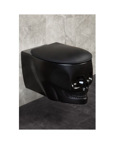 УНИТАЗ ПОДВЕСНОЙ БЕЗОБОДКОВЫЙ CRANIO Z19-44MB(крышка дюропласт-микролифт)