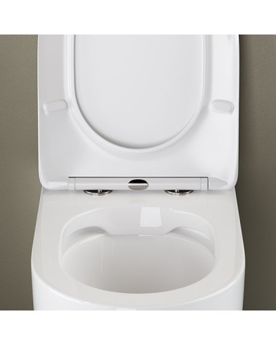 Унитаз Ceramica Nova Mia Rimless CN1810 приставной с сиденьем Микролифт