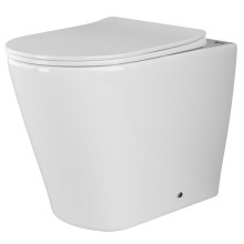 Унитаз Ceramica Nova Highlight Rimless CN1812 приставной с сиденьем Микролифт