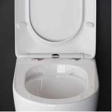 Унитаз Ceramica Nova Highlight Rimless CN1812 приставной с сиденьем Микролифт