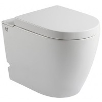 Унитаз Cerutti SPA CT7264 с импульсным смывом приставной с сиденьем Микролифт