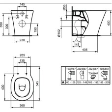 Унитаз приставной Ideal Standard Connect Air AquaBlade E004201
