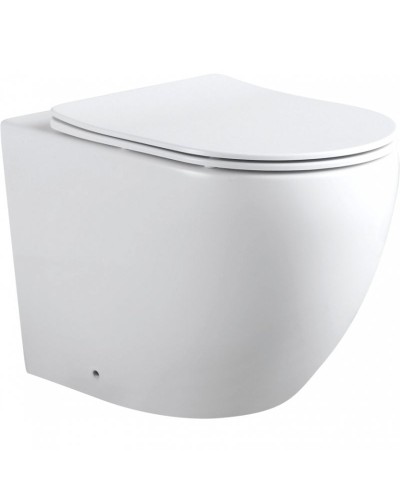 Унитаз Aquanet Cetus 2.0 Rimless 243540 приставной с сиденьем Микролифт