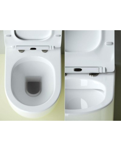 Унитаз Ceramica Nova Metropol CN4004 приставной с сиденьем Микролифт