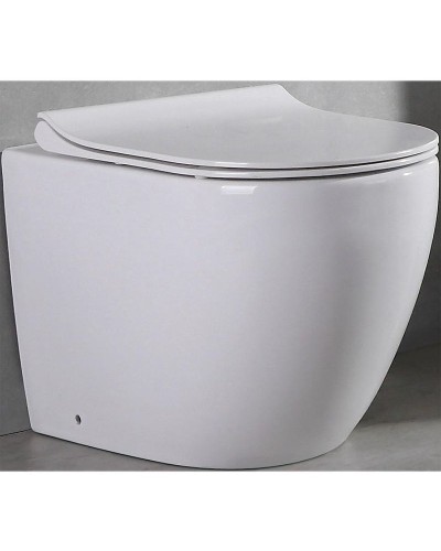 Унитаз CeramaLux NS-3176 приставной с сиденьем Микролифт