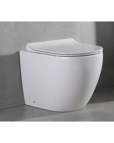 Унитаз CeramaLux NS-3176 приставной с сиденьем Микролифт