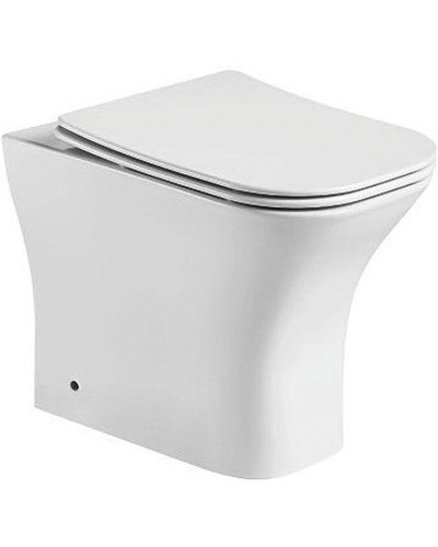 Унитаз CeramaLux 215D приставной с сиденьем Микролифт