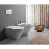 Унитаз приставной Globo Stockholm LA001.bi