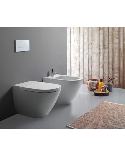 Унитаз приставной Globo Stockholm LA001.bi