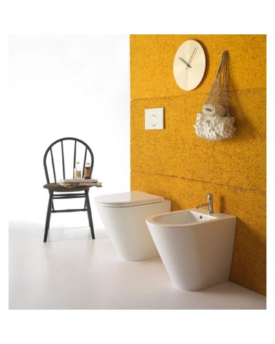 Унитаз приставной Globo Forty3 FO002.bi