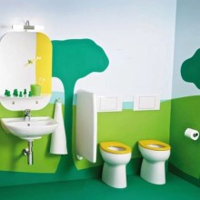 Унитаз приставной с вертикальным выпуском Jika Baby 8220370000001