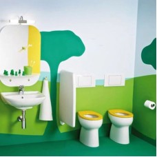 Унитаз приставной с вертикальным выпуском Jika Baby 8220370000001