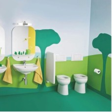 Унитаз приставной с вертикальным выпуском Jika Baby 8220370000001