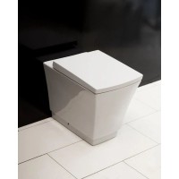 Приставной безободковый унитаз BelBagno Regina BB104CB