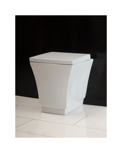 Приставной безободковый унитаз BelBagno Regina BB104CB