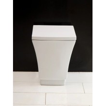 Приставной безободковый унитаз BelBagno Regina BB104CB