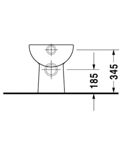 Приставной унитаз Duravit D-Code 21080900002