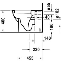 Приставной унитаз Duravit Darling New 2139090000