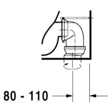 Приставной унитаз Duravit Darling New 2139090000
