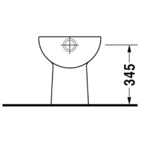 Приставной унитаз Duravit D-Code 21100100002