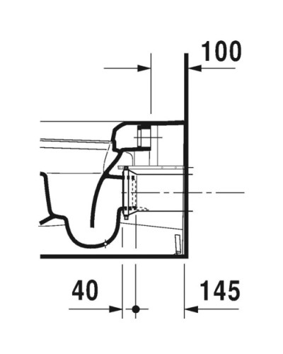 Приставной унитаз Duravit ME by Starck 2169090000