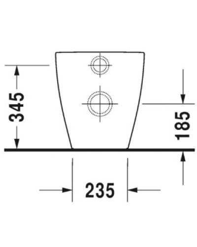 Приставной унитаз Duravit ME by Starck 2169090000