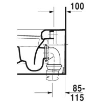 Приставной унитаз Duravit ME by Starck 2169090000