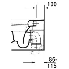 Приставной унитаз Duravit ME by Starck 2169090000