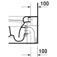 Приставной унитаз Duravit ME by Starck 2169090000