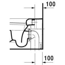 Приставной унитаз Duravit ME by Starck 2169090000